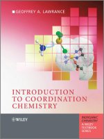introduction to coordination chemistry