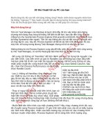 30 thủ thuật tối ưu máy tính của bạn.(Nguyễn Thành Nam)