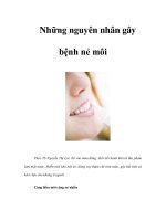 Những nguyên nhân gây bệnh nẻ môi pdf