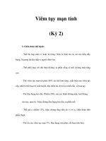 Viêm tụy mạn tính (Kỳ 2) pdf