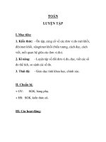 TOÁN LUYỆN TẬP tuần 23 (tt) docx