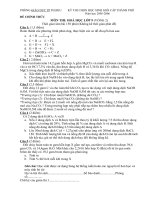 De thi HSG HOA CAP TP 2005-2006