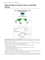 Diễn đàn Hợp tác Kinh tế châu Á-Thái Bình Dương doc