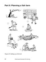 Small-scale freshwater fish farming - Chapter 5,6 ppt