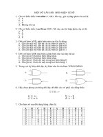 Một số câu hỏi môn Điện tử số ppt