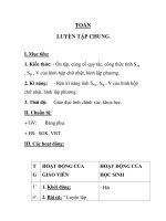 TOÁN LUYỆN TẬP CHUNG tuần 24 pptx