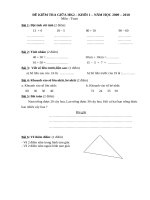 đề tham khảo thi GK2 -TOÁN 1(2009-2010)