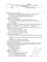 De KT Trac nghiem HH 8.8