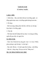 Luyện từ và câu TỪ ĐỒNG NGHĨA ppsx