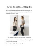 Lý do chị em khó... thăng tiến doc