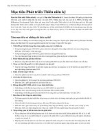 Mục tiêu Phát triển Thiên niên kỷ docx