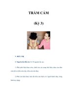 TRẦM CẢM (Kỳ 3) pptx