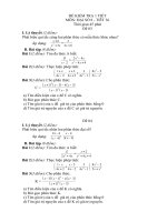 Kiểm tra đại 8 - tiết 36