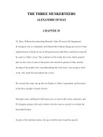 LUYỆN ĐỌC ANH NGỮ QUA CÁC TÁC PHẨM VĂN HỌC-THE THREE MUSKERTEERS ALEXANDRE DUMAS CHAPTER 38 ppt