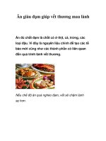 Ăn giàu đạm giúp vết thương mau lành pps