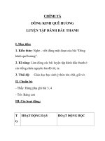 CHÍNH TẢ DÒNG KINH QUÊ HƯƠNG LUYỆN TẬP ĐÁNH DẤU THANH potx