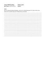 Kiem tra 45 Lop 11 _ky 2_de 2