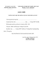 Giấy mời Họp PHHS