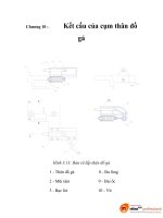 tính toán thiết kế cụm đồ gá để mài biên dạng dao xọc răng bao hình trên máy mài răng MAAG HSS-30, chương 10 potx