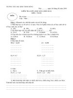 đề KTGHKII-toán-lớp 5