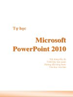 Tự học powerpoint 2010 part 1 pptx