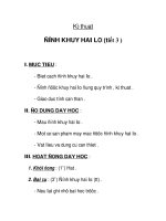 Kỹ thuật Đính khuy hai lỗ (tiết 3) pps