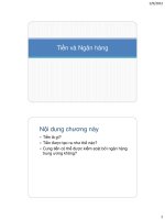 Tiền  và Ngân hàng  chương trình giảng dạy kinh tế Fulbright