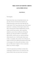 THE COUNT OF MONTE CRISTO ALEXANDRE DUMAS CHAPTER 22 docx