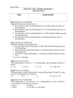 KIEM TRA TRAC NGHIEM CHUONG I-Tien de O cLit