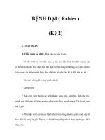 BỆNH DẠI ( Rabies ) (Kỳ 2) pptx