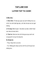 Tập làm văn Luyện tập tả cảnh (tt) pdf