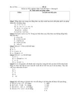 Kiem tra trac nghiem So hoc 6-Tinh chat cua phep nhan