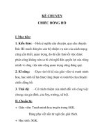 KỂ CHUYỆN CHIẾC ĐỒNG HỒ pptx