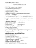 de thi thu dai hoc mon sinh rat hay so 2 , co dap an