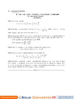 Đề Thi Sinh Giỏi Toán Toán 12 - THPT Chuyên Lê Quý Đôn [2008 - 2009] ppt