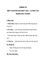 Chính tả Một chuyên gia máy xúc ppt