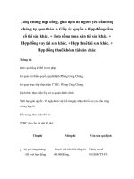 Công chứng hợp đồng, giao dịch do người yêu cầu công chứng tự sọan thảo: + Giấy ủy quyền + Hợp đồng cầm cố tài sản khác. + Hợp đồng mua bán tài sản khác. + Hợp đồng vay tài sản khác. + Hợp thuê tài sản khác. + Hợp đồng thuê khóan tài sản khác. docx