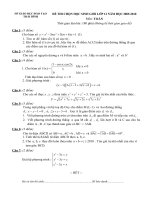 Đề Thi Học Sinh Giỏi TOÁN 12 - Tỉnh Thái Bình [2009 - 2010] pot