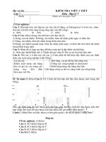 Đề kiểm tra dia li 7 ca nam