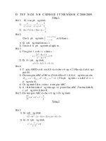 Đề Thi Học Sinh Giỏi TOÁN 12 - Tỉnh Hà Tĩnh - Vòng 1+2 [2008 - 2009] pps