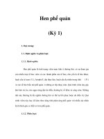 Hen phế quản (Kỳ 1) potx