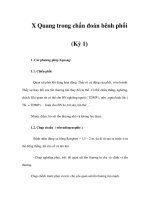 X Quang trong chẩn đoán bệnh phổi (Kỳ 1) ppsx