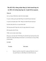 Thu hồi Giấy chứng nhận đăng ký kinh doanh hợp tác xã. Đối với trường hợp hợp tác xã giải thể tự nguyện. doc