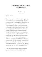 LUYỆN ĐỌC TIẾNG ANH QUA CÁC TÁC PHẨM VĂN HỌC -THE COUNT OF MONTE CRISTO ALEXANDRE DUMAS CHAPTER 104 pptx