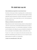 Cha mẹ và sự phát triển của con cái - Phần 5 pdf