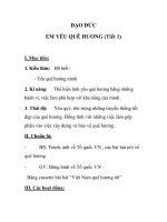 ĐẠO ĐỨC EM YÊU QUÊ HƯƠNG (Tiết 1) ppsx