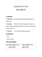 LUYỆN TỪ VÀ CÂU QUAN HỆ TỪ pot