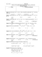 Kiem tra Trac nghiem DS 8.13 On tap chuong I