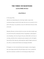 LUYỆN ĐỌC ANH NGỮ QUA CÁC TÁC PHẨM VĂN HỌC-THE THREE MUSKERTEERS ALEXANDRE DUMAS CHAPTER 42 pptx