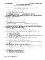 Đề thi trắc nghiệm hết môn triết học pps